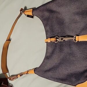 Coach vintage denim shoulder bag